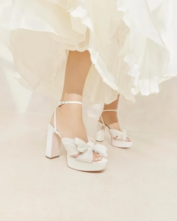 Loeffler Randall Natalia Pearl Platform Bow Heel Women Heeled Sandals Loeffler Randall Natalia Pearl Platform Bow Heel Women Heeled Sandals