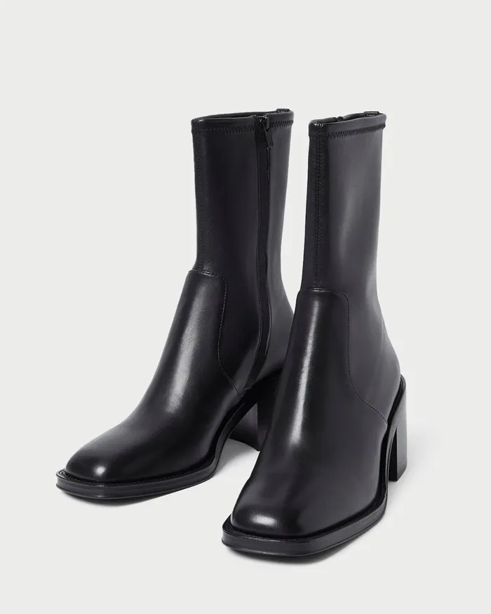 Loeffler Randall Nolan Black Stretch Bootie L Ankle Boots L Footwear Women Boots Loeffler Randall Nolan Black Stretch Bootie L Ankle Boots L Footwear Women Boots