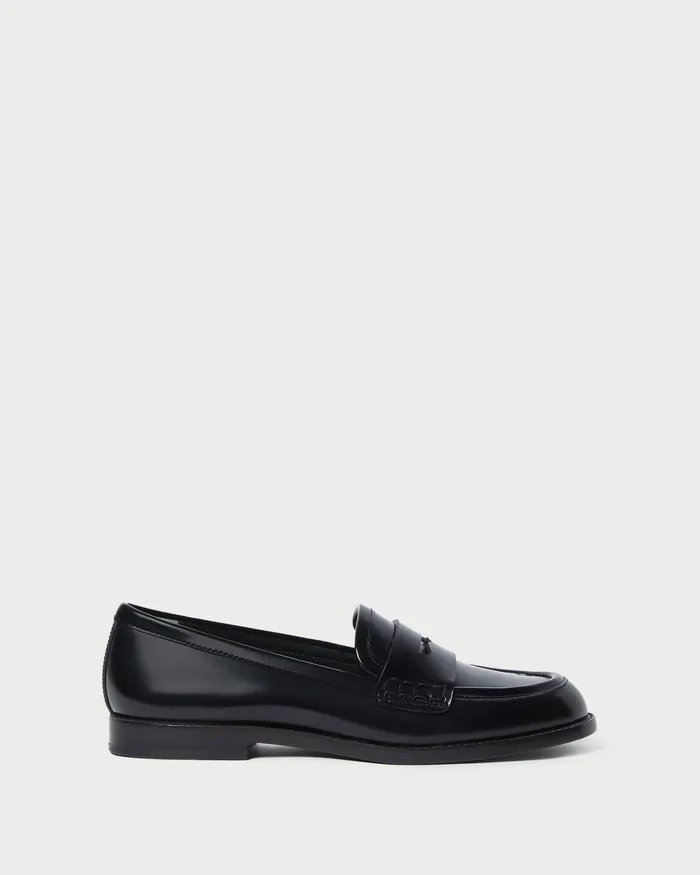 Loeffler Randall Rachel Black Leather Loafer Women Flats and Loafers Loeffler Randall Rachel Black Leather Loafer Women Flats and Loafers