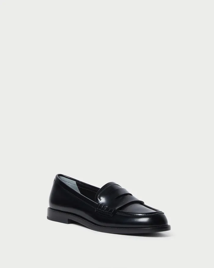 Loeffler Randall Rachel Black Leather Loafer Women Flats and Loafers Loeffler Randall Rachel Black Leather Loafer Women Flats and Loafers