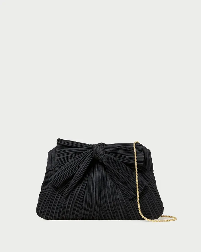 Loeffler Randall Rayne Black Bow Clutch I Clutches I Handbags Women Clutches