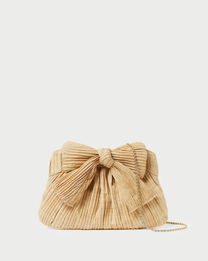 Loeffler Randall Rayne Natural Bow Clutch L Clutches L Handbags Women Clutches Loeffler Randall Rayne Natural Bow Clutch L Clutches L Handbags Women Clutches