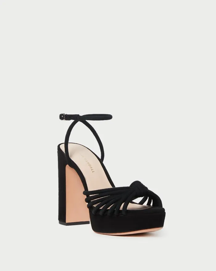 Loeffler Randall Rivka Black Suede Platform Sandal L Heeled Sandals L Footwear Women Heeled Sandals Loeffler Randall Rivka Black Suede Platform Sandal L Heeled Sandals L Footwear Women Heeled Sandals