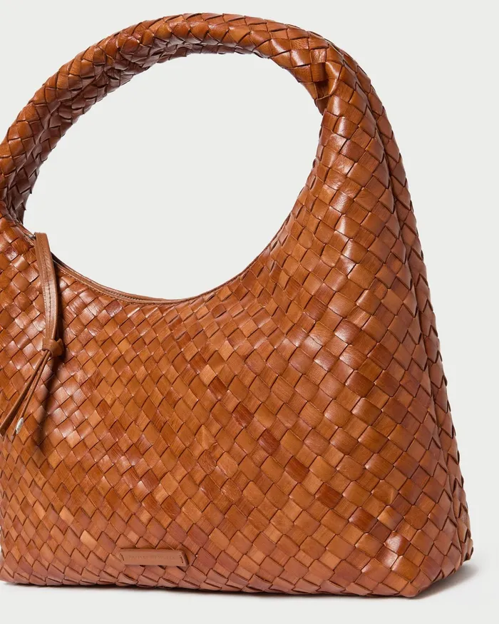 Loeffler Randall Willow Timber Woven Leather Hobo Women Shoulder Bags Loeffler Randall Willow Timber Woven Leather Hobo Women Shoulder Bags