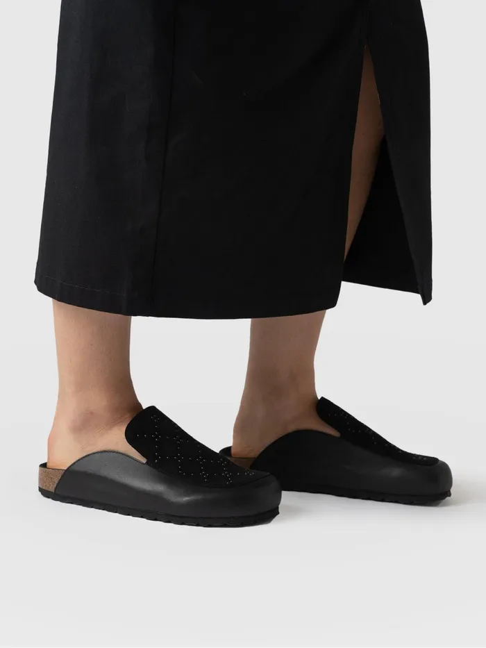 Lottie Studded Clogs 8211 Black Black Women Saint And Sofia All Sandals