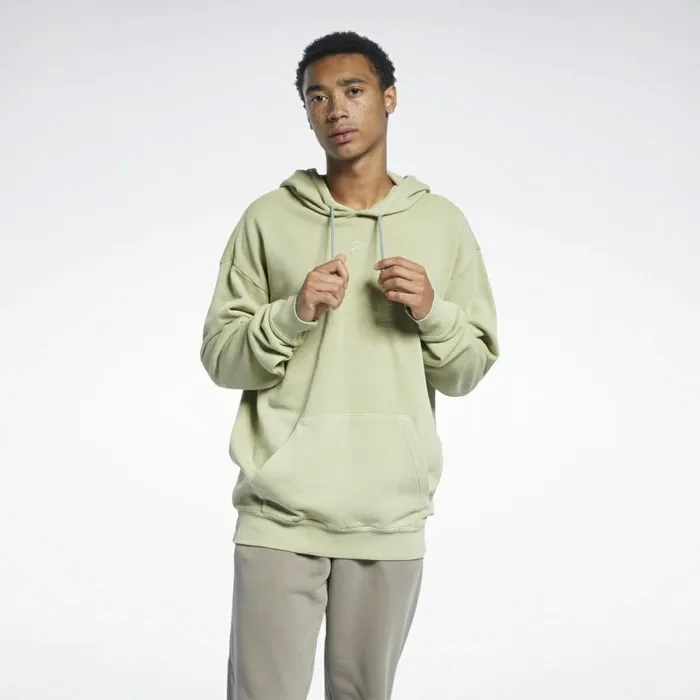 Loungewear Mens Reebok Classics Natural Dye Hoodie Harmony Green