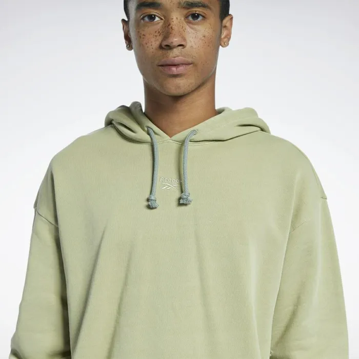 Loungewear Mens Reebok Classics Natural Dye Hoodie Harmony Green