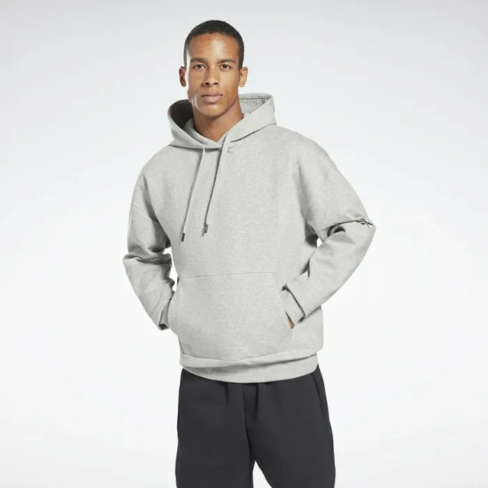 Loungewear Mens Reebok DreamBlend Cotton Hoodie Medium Grey Heather