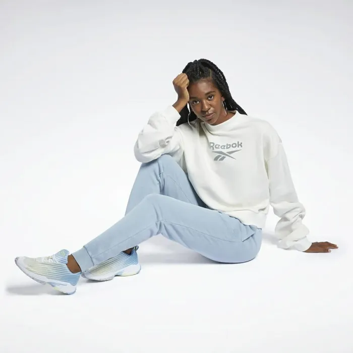 Loungewear Womens Reebok Classics Mock Neck Sweatshirt Chalk