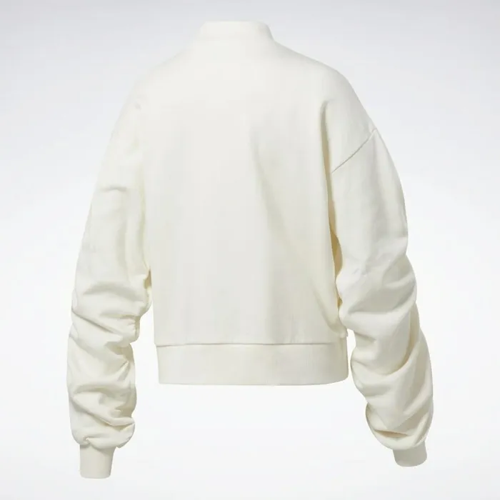 Loungewear Womens Reebok Classics Mock Neck Sweatshirt Chalk