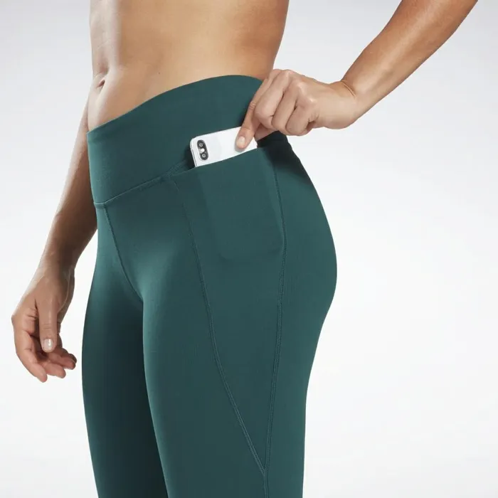 Loungewear Womens Reebok Lux Leggings Forest Green