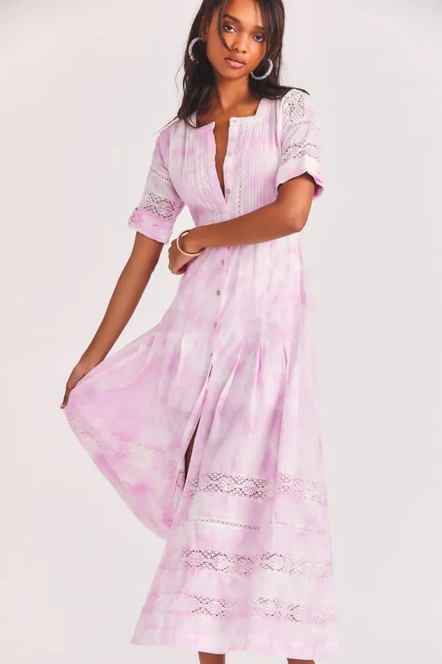 LoveShackFancy Dresses Womens Edie Dress 8211 PEONY PINK PEONY PINK 8211 PEONY PINK LoveShackFancy Dresses Womens Edie Dress 8211 PEONY PINK PEONY PINK 8211 PEONY PINK