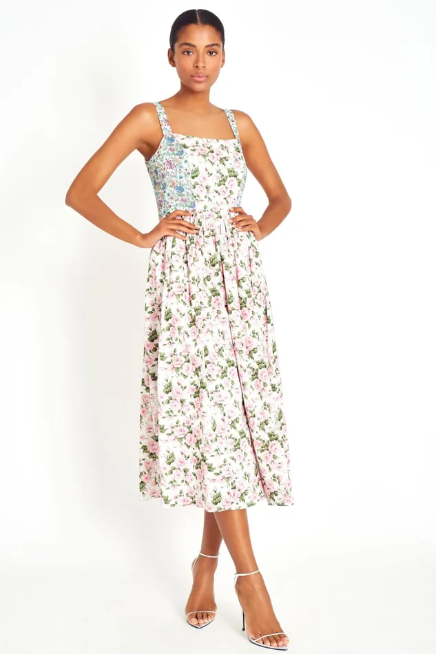 LoveShackFancy Dresses Womens LoveShackFancy X Liberty Majory Dress CLOUD PINK LoveShackFancy Dresses Womens LoveShackFancy X Liberty Majory Dress CLOUD PINK