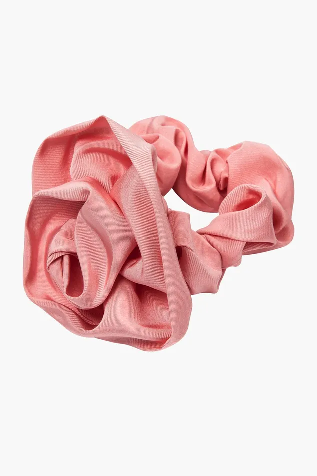 LoveShackFancy Hair Accessories Womens Jennifer Behr Rosette Scrunchie PINK