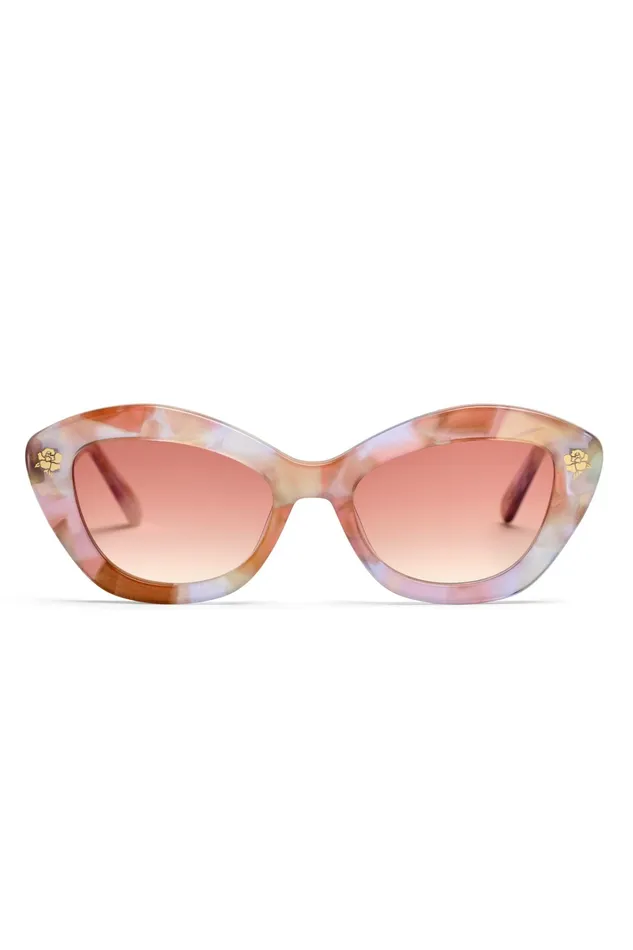 LoveShackFancy Sunglasses Womens Hessel Cat Eye Sunglasses 8211 QUARTZ TIE DYE QUARTZ TIE DYE 8211 QUARTZ TIE DYE LoveShackFancy Sunglasses Womens Hessel Cat Eye Sunglasses 8211 QUARTZ TIE DYE QUARTZ TIE DYE 8211 QUARTZ TIE DYE