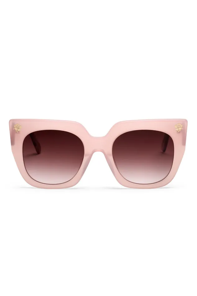 LoveShackFancy Sunglasses Womens Triana Sunglasses PINK PARFAIT