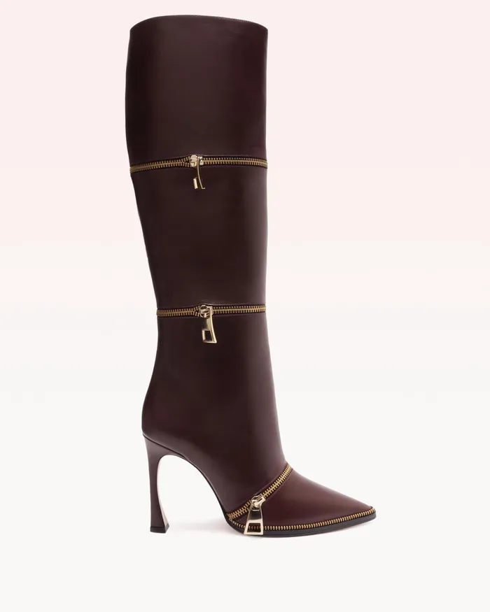 Luxury Boots 8211 Zoe 85 Boot 8211 Alexandre Birman Boots 8211 Designer Boots Dark Plum Women Alexandre Birman Boots Luxury Boots 8211 Zoe 85 Boot 8211 Alexandre Birman Boots 8211 Designer Boots Dark Plum Women Alexandre Birman Boots