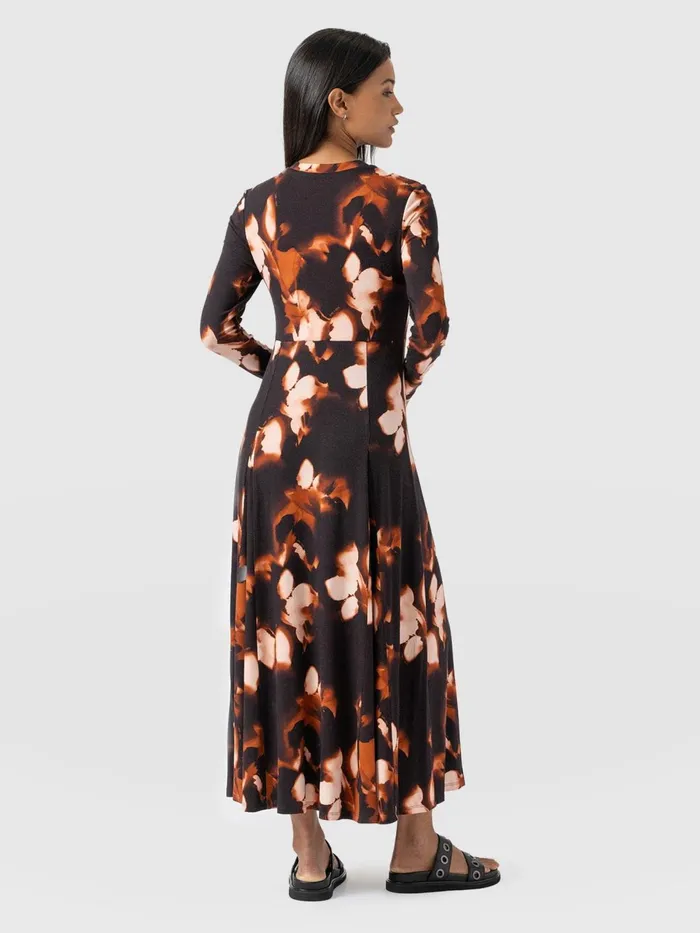 Macie Zip Up Dress 8211 Orange Aurora Orange Aurora Women Saint And Sofia Dresses