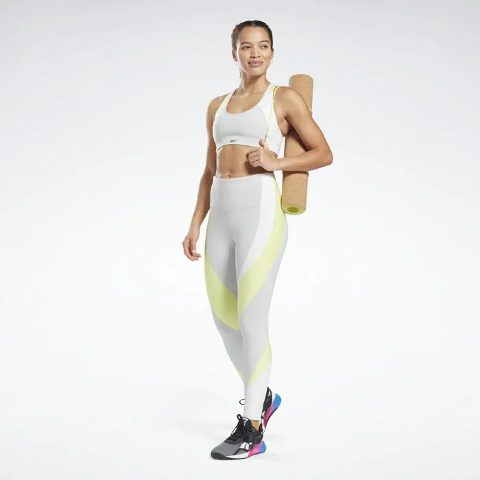 Matching Sets Womens Reebok Lux HighRise Leggings Pure Grey 2