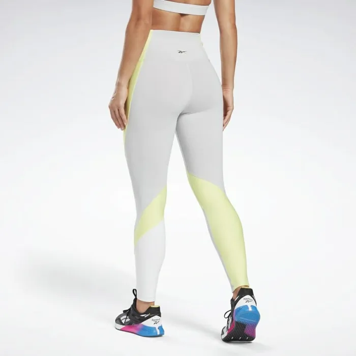Matching Sets Womens Reebok Lux HighRise Leggings Pure Grey 2