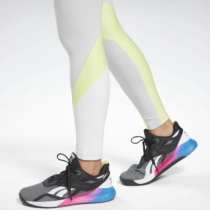 Matching Sets Womens Reebok Lux HighRise Leggings Pure Grey 2