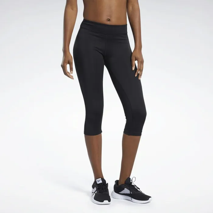 Matching Sets Womens Reebok Workout Ready Capri Leggings Black