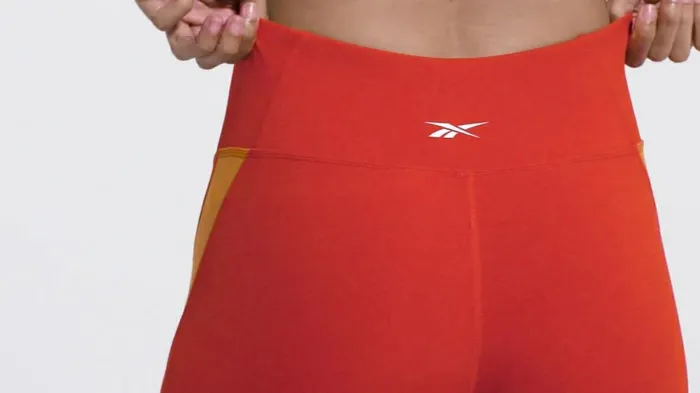Matching Sets Womens Reebok Workout Ready Vector Leggings Instinct Red