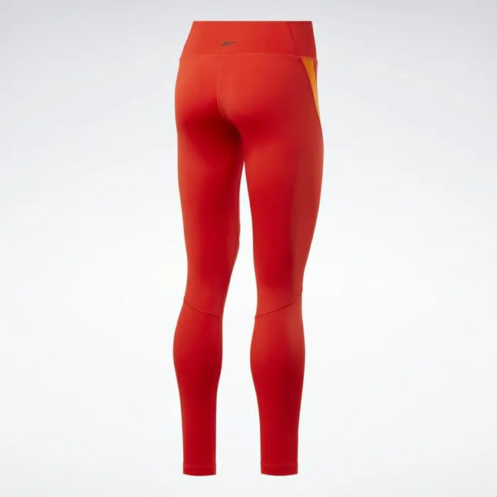 Matching Sets Womens Reebok Workout Ready Vector Leggings Instinct Red