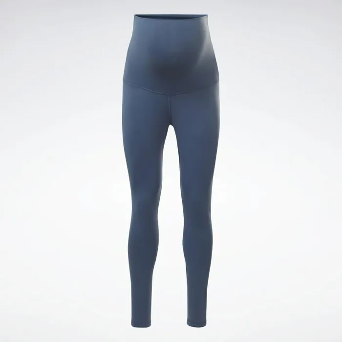 Maternity Womens Reebok Lux Maternity 2 Leggings Smoky Indigo