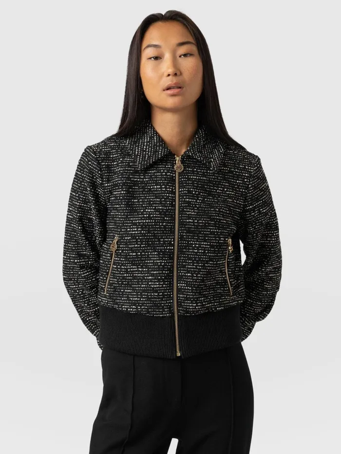 Melrose Jacket 8211 Black Black Women Saint And Sofia Blazers
