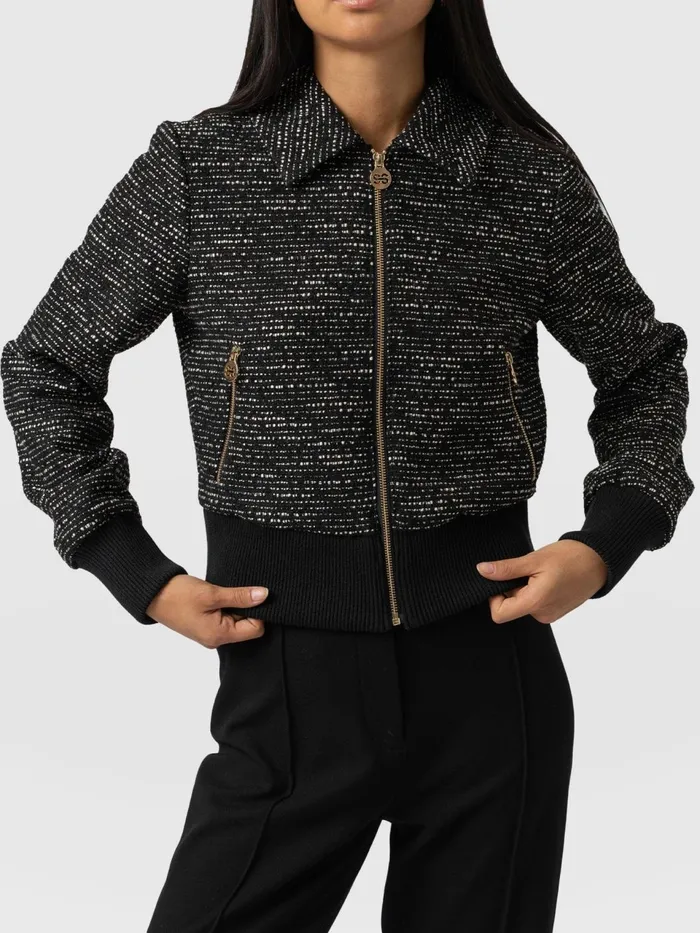 Melrose Jacket 8211 Black Black Women Saint And Sofia Blazers