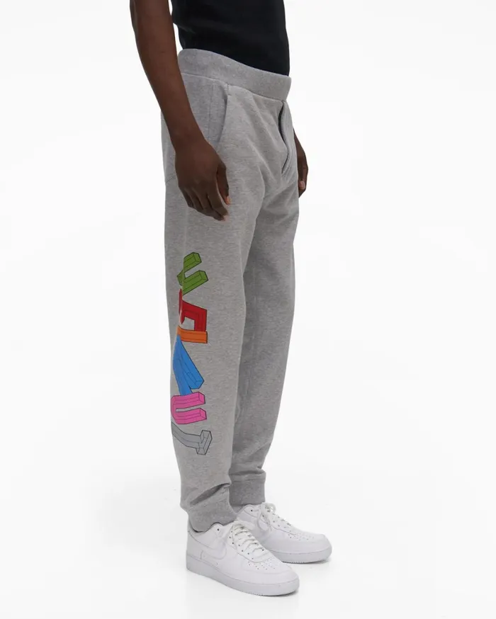 Men 3D Jogger Vapor Heather Helmut Lang Pants