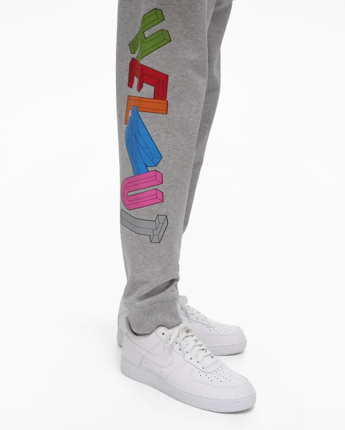 Men 3D Jogger Vapor Heather Helmut Lang Pants