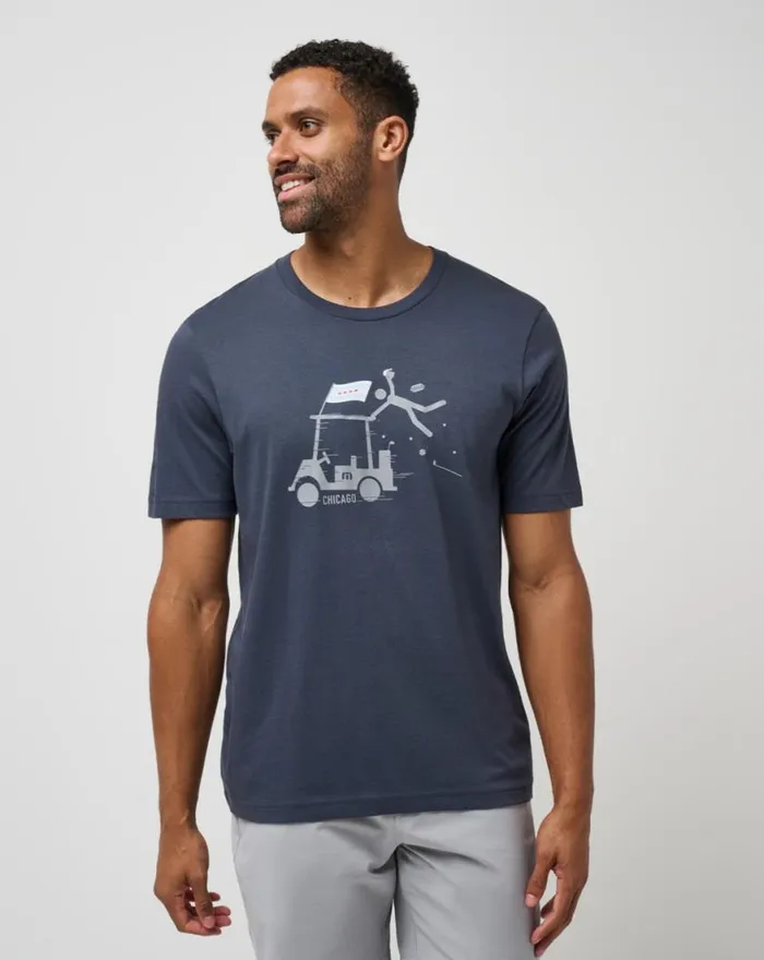 Men 44 REPRESENT 20 TEE Mood Indigo TravisMathew Tees