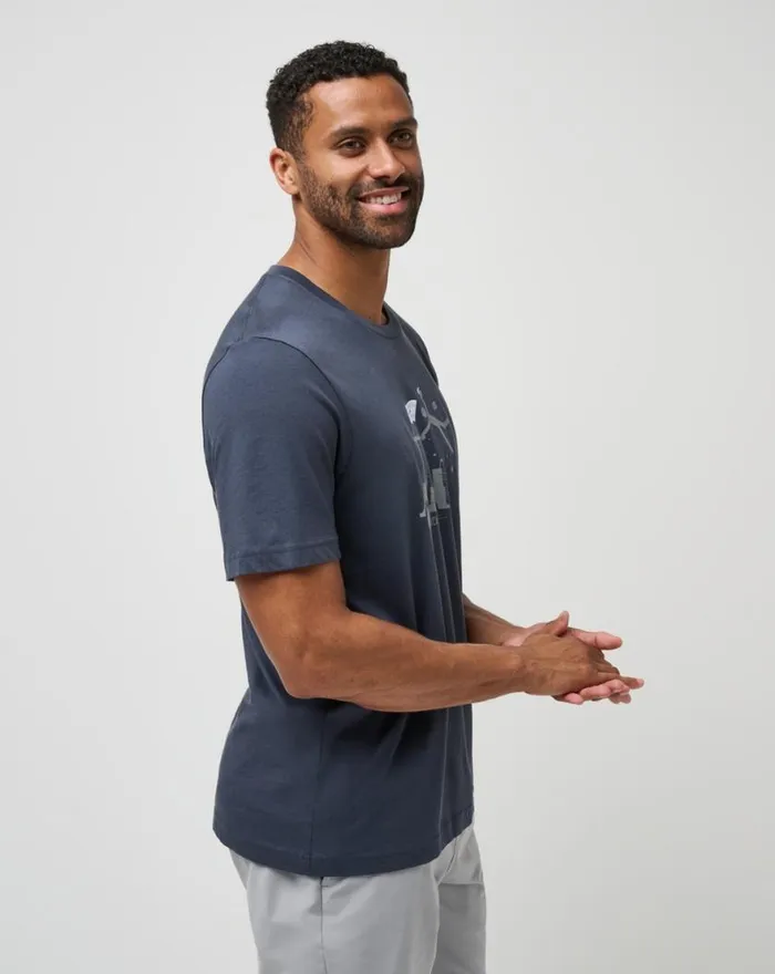 Men 44 REPRESENT 20 TEE Mood Indigo TravisMathew Tees