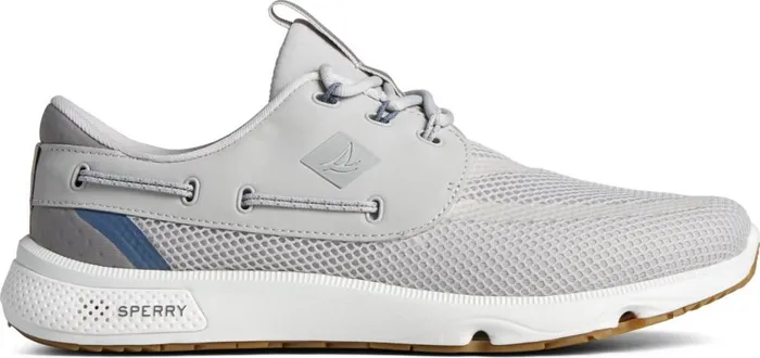 Men 7 Seas 3Eye Sneaker Grey Sperry Boots
