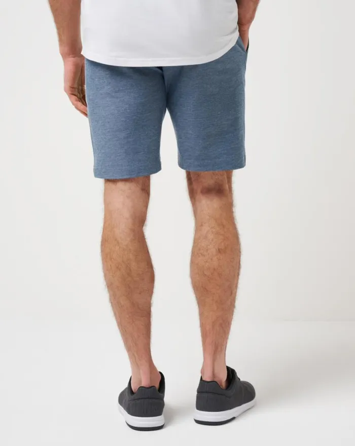 Men ADIRONDACK SHORT 9IN Heather Navy TravisMathew Shorts