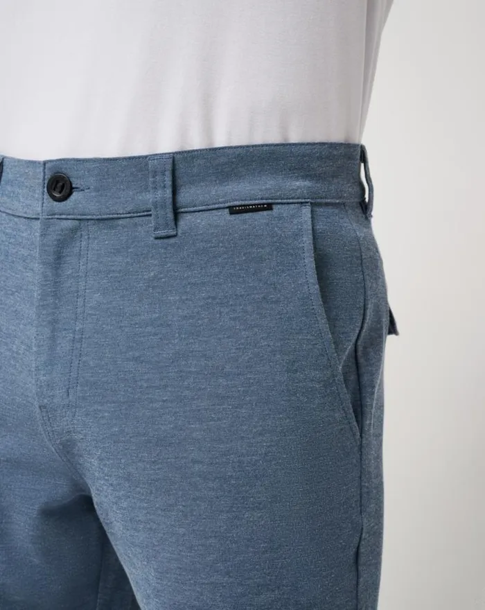 Men ADIRONDACK SHORT 9IN Heather Navy TravisMathew Shorts
