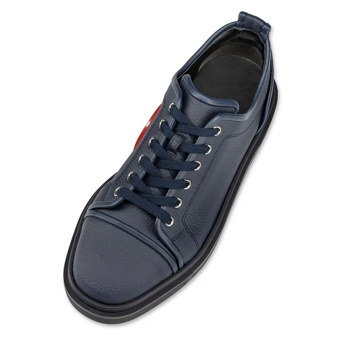 Men Adolon Junior Sneakers 8211 Recycled Polyester And Biobased Materials 8211 Navy Blue Christian Louboutin Low Top Sneakers