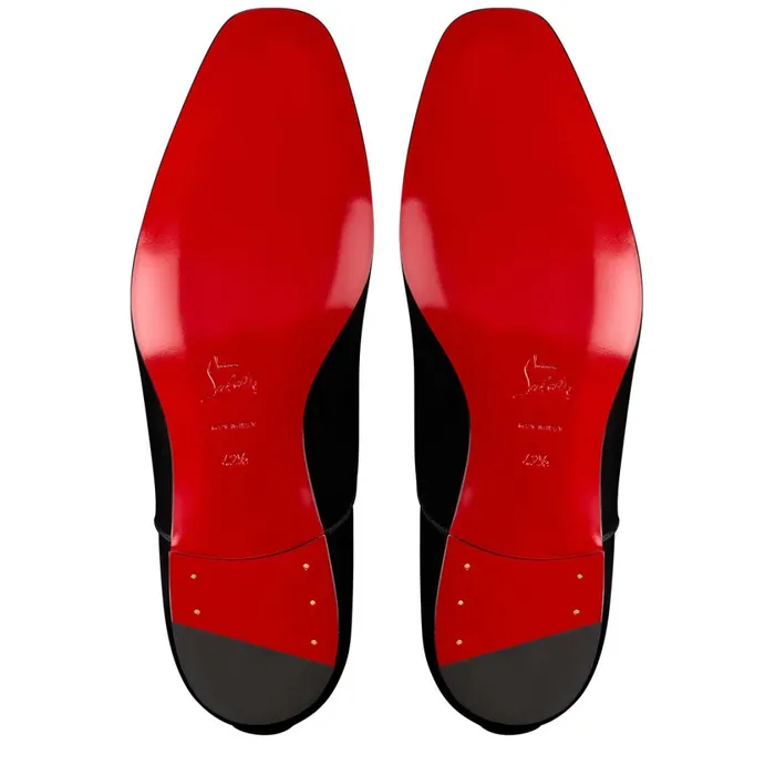 Men Alpha Male Derbies 8211 Veau Velours 8211 Black Black Christian Louboutin Loafers and Slipons