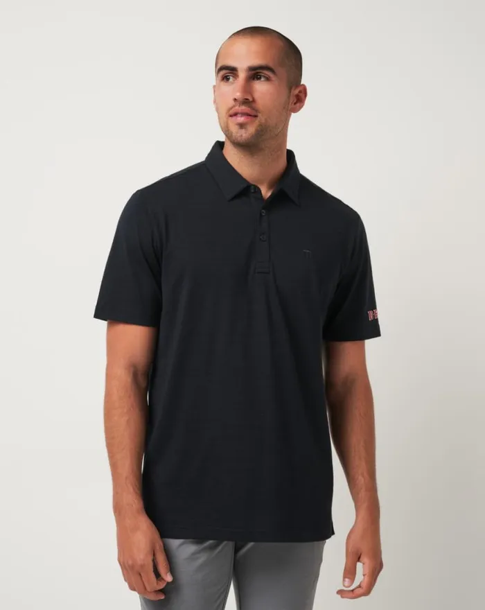 Men ARIZONA DIAMONDBACKS THE HEATER POLO Black TravisMathew Polos