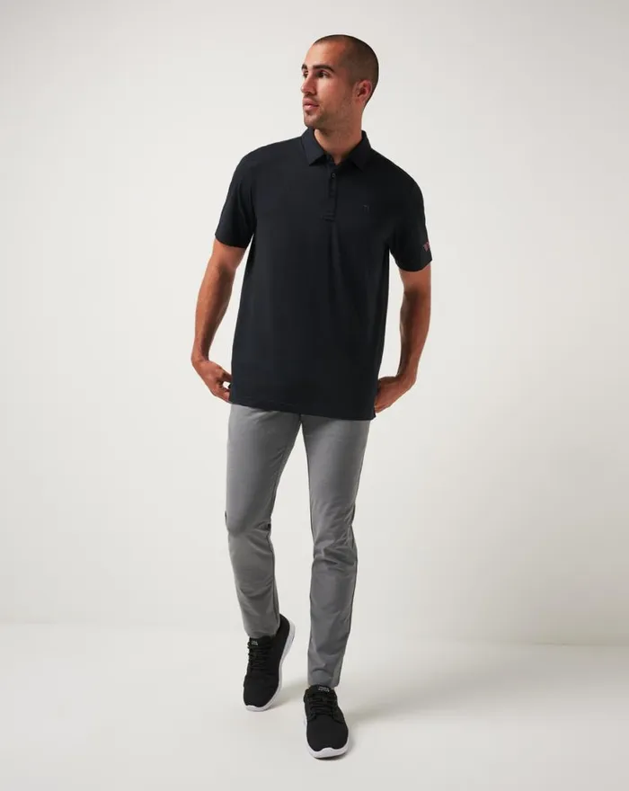 Men ARIZONA DIAMONDBACKS THE HEATER POLO Black TravisMathew Polos