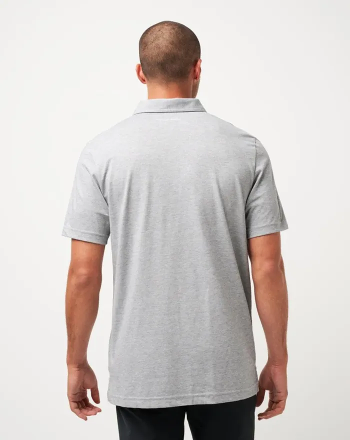 Men ARIZONA DIAMONDBACKS THE ZINNA POLO Heather Grey TravisMathew Polos