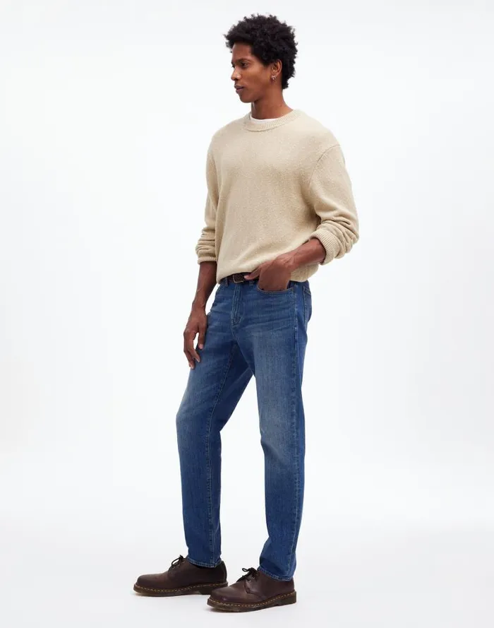 Men Athletic Slim Jeans Dawning Wash Madewell Jeans
