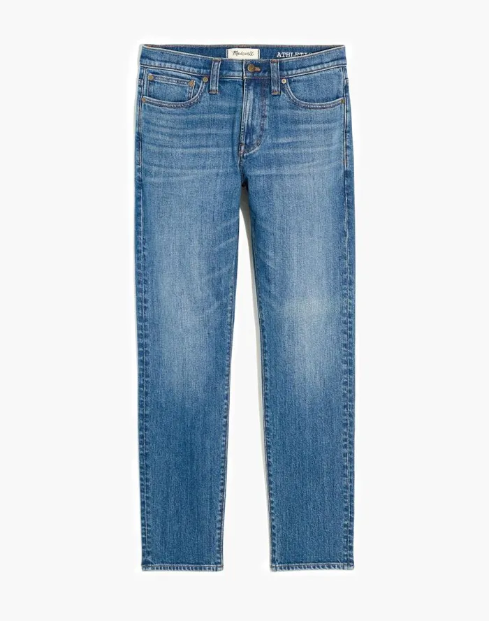 Men Athletic Slim Jeans Dawning Wash Madewell Jeans