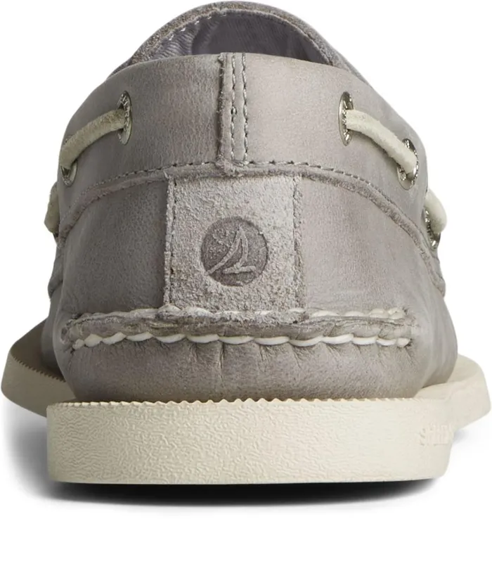 Men Authentic Original Cross Lace Boat Shoe Grey Sperry Sandals