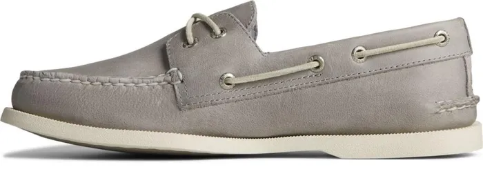 Men Authentic Original Cross Lace Boat Shoe Grey Sperry Sandals