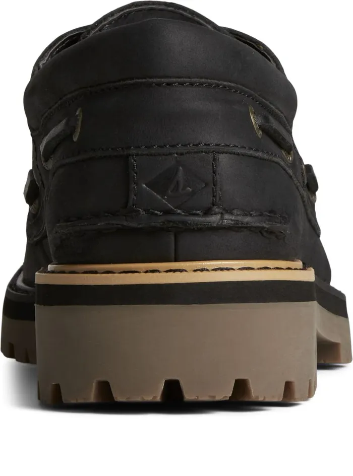 Men Authentic Original Lug 3Eye Boat Shoe Black Sperry Boat Shoes Men Authentic Original Lug 3Eye Boat Shoe Black Sperry Boat Shoes