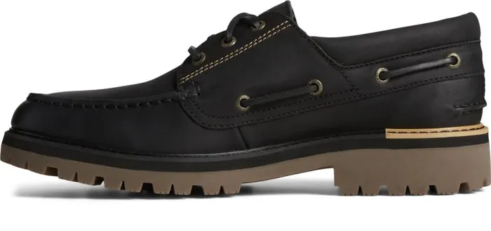 Men Authentic Original Lug 3Eye Boat Shoe Black Sperry Boat Shoes Men Authentic Original Lug 3Eye Boat Shoe Black Sperry Boat Shoes