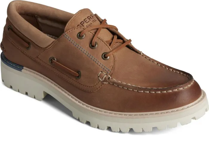 Men Authentic Original Lug 3Eye Boat Shoe Tan Sperry Boat Shoes Men Authentic Original Lug 3Eye Boat Shoe Tan Sperry Boat Shoes